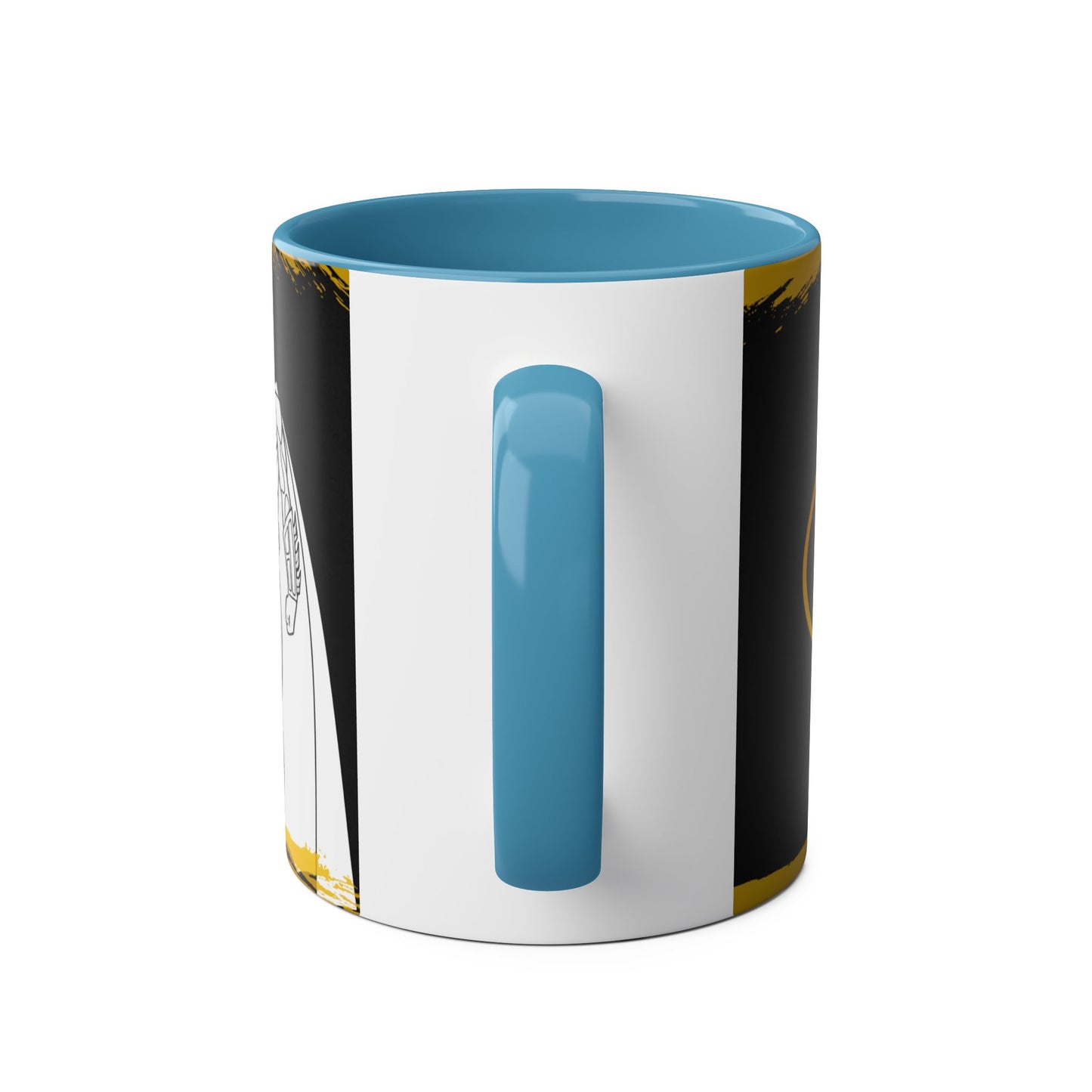 Two-Tone Coffee Mugs, 11oz