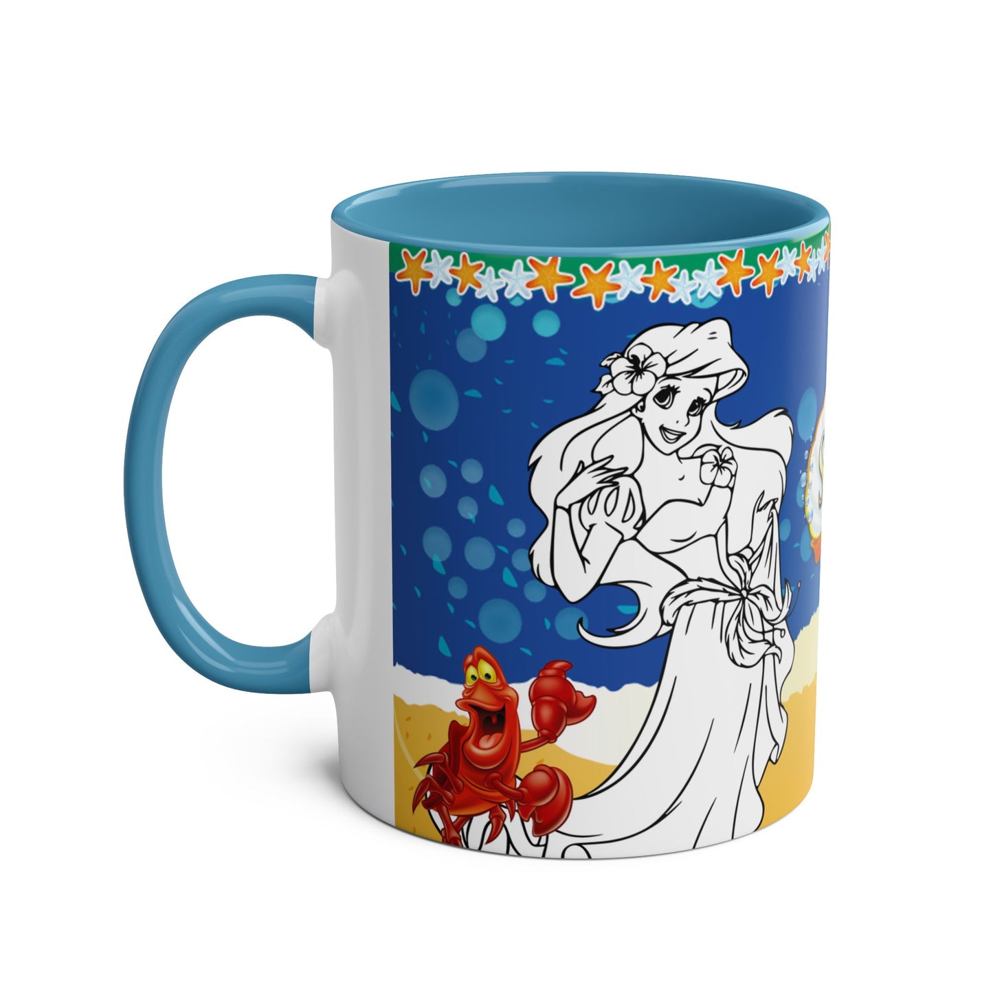 Two-Tone Coffee Mugs, 11oz