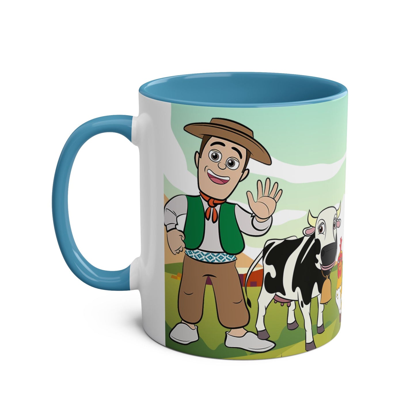 Two-Tone Coffee Mugs, 11oz