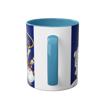 Two-Tone Coffee Mugs, 11oz