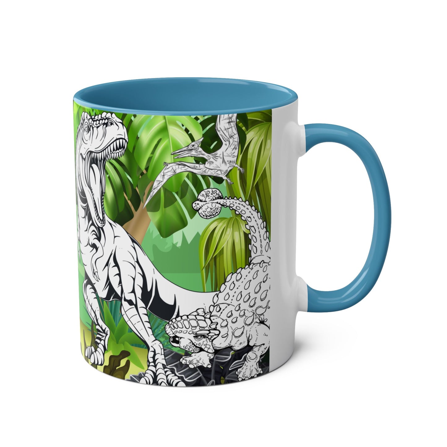 Two-Tone Coffee Mugs, 11oz