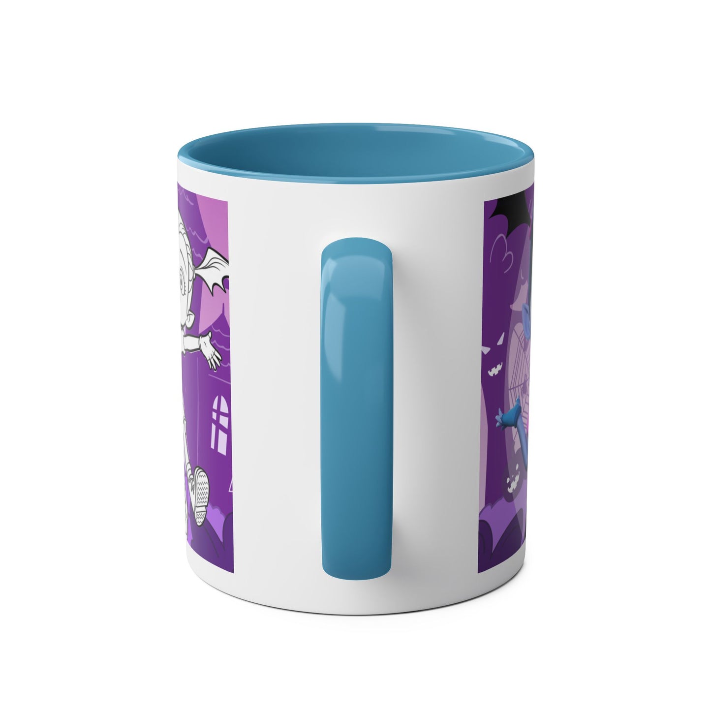 Two-Tone Coffee Mugs, 11oz