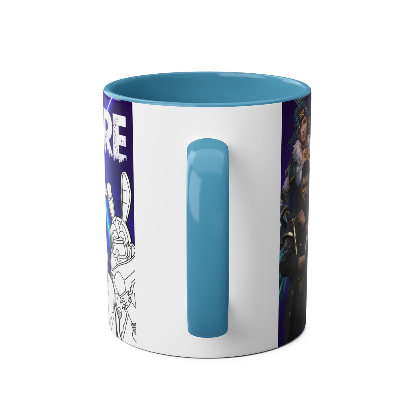 Two-Tone Coffee Mugs, 11oz