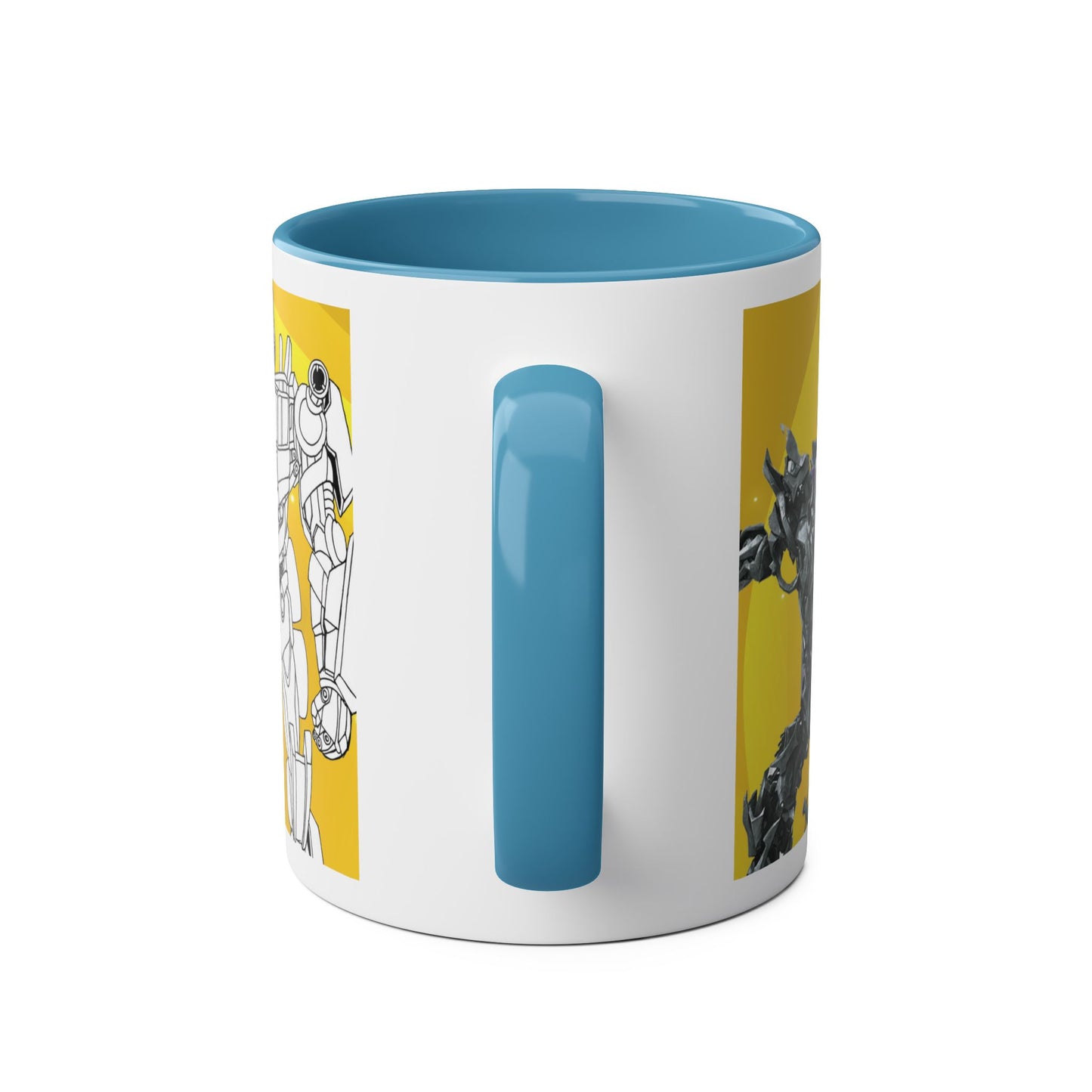 Two-Tone Coffee Mugs, 11oz