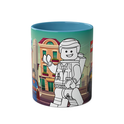 Two-Tone Coffee Mugs, 11oz