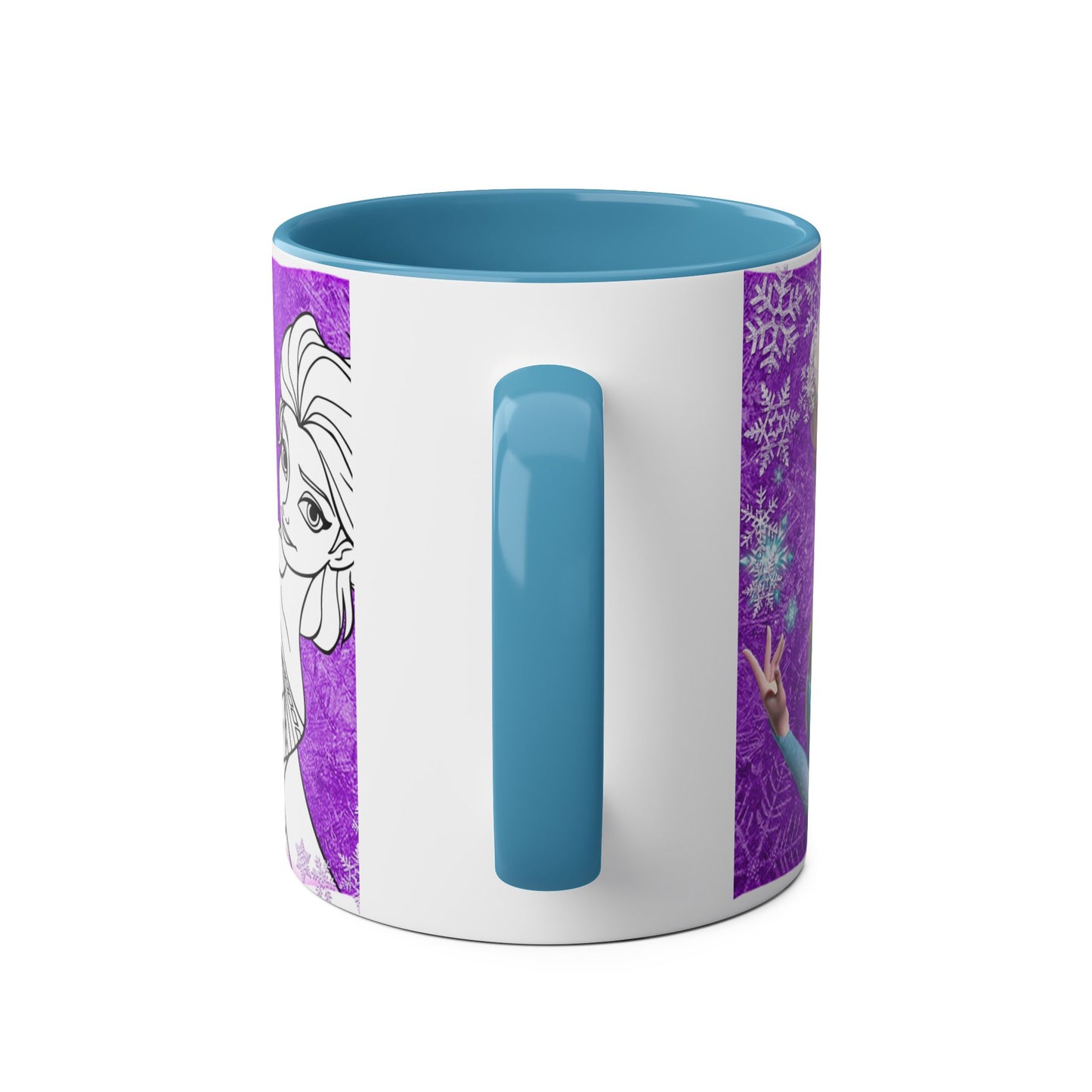 Two-Tone Coffee Mugs, 11oz