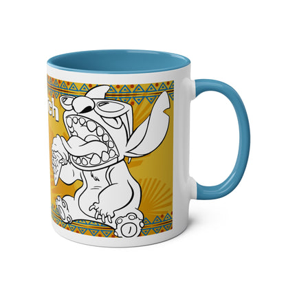 Two-Tone Coffee Mugs, 11oz