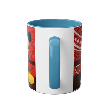 Two-Tone Coffee Mugs, 11oz